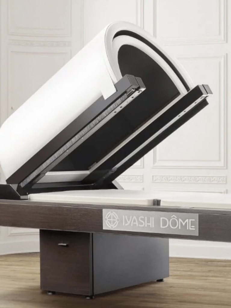 Iyashi Dome infrared capsule at Evolution Aesthetics Clinic