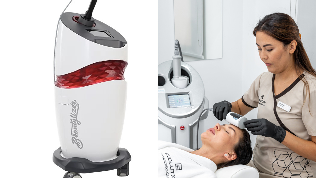 RSL Sculpting device and Endospheres facial treatment and handpiece